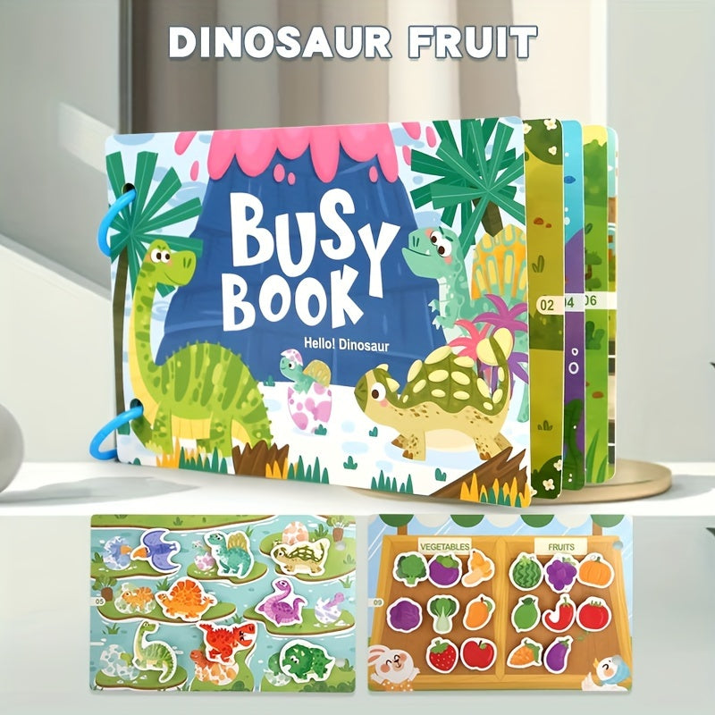 Car Themed Animal Learning Book 3-5 Years
