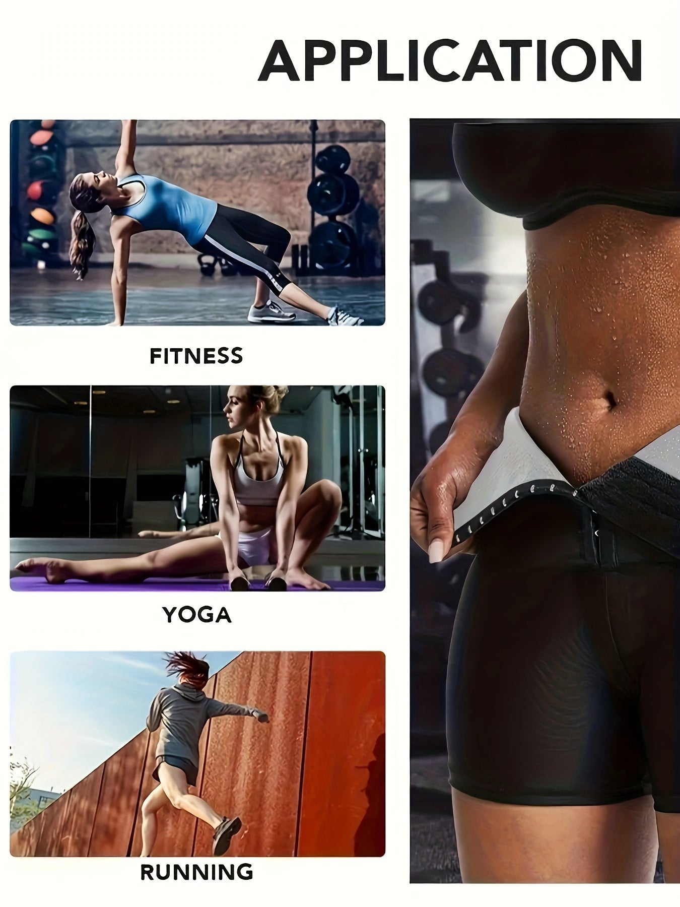 High Waist Butt Lifting Yoga Shorts with Tummy Control
