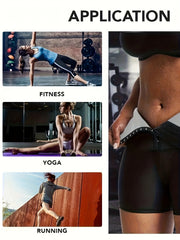 High Waist Butt Lifting Yoga Shorts with Tummy Control