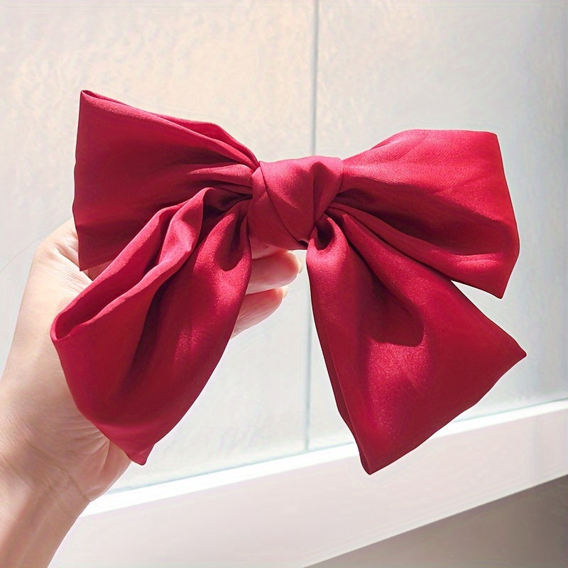 Bowknot Hair Clip Bow Hair Claw Large Barrette Hair Clamp Headdress
