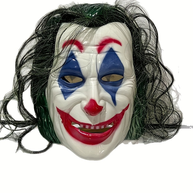 DC Joker Mask Realistic Clown Mask Halloween Carnival Horror Clown Mask