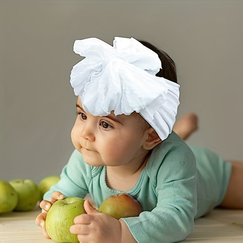 Soft Nylon Elastic Headband for Baby Girl