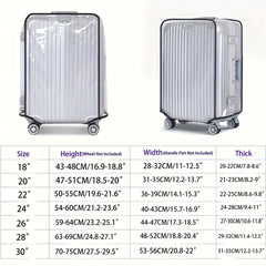 Clear PVC Luggage Protector Cover Waterproof Travel Case Cover