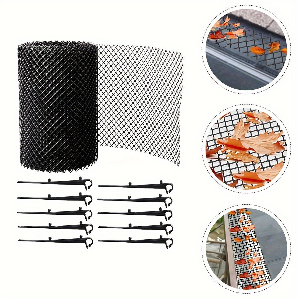 Gutter Guard Mesh Leaf Blocking Net Plastic Mesh Fence Mesh
