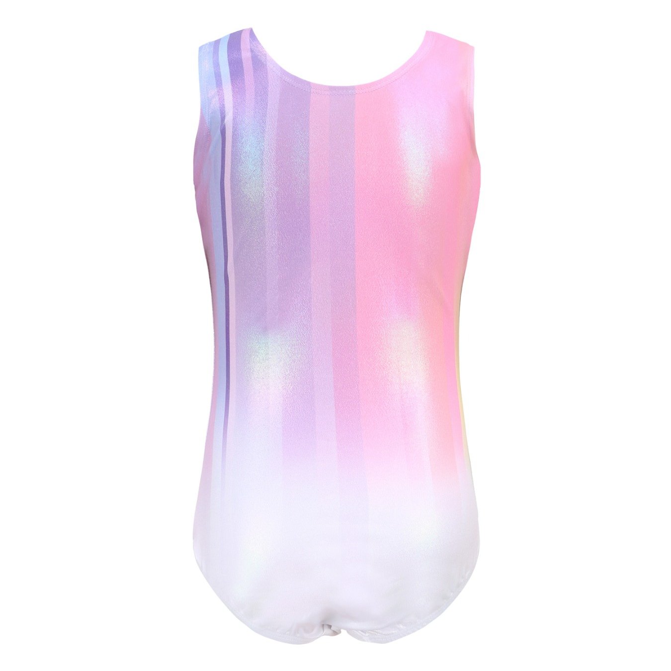 Gradient Sleeveless Ballet Leotard Girls Dancing Suit