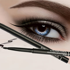 Dual Ended Eyeliner & Eyebrow Pencil Waterproof Smudge Proof Makeup