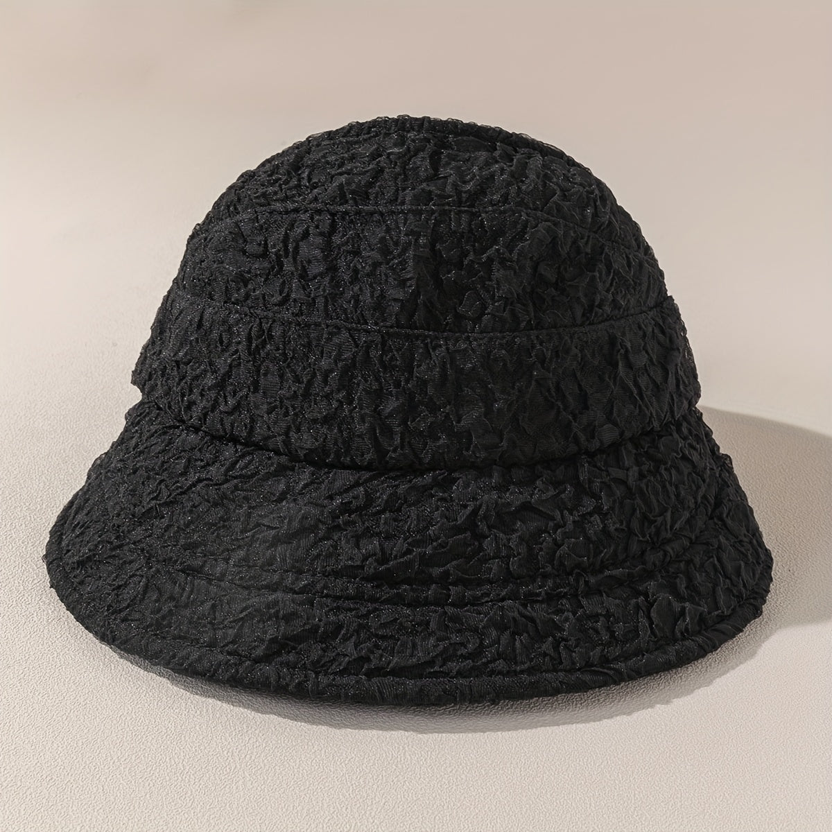 Embossed Visor Hat Foldable UV Protection Sun Hat