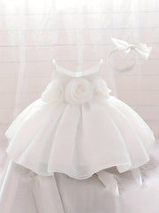 Mesh Puffy Princess Dress for Baby Girls