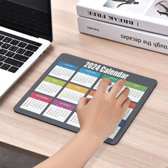 2022 Mouse Pad Calendar Non-Slip Rubber Base Waterproof