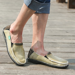 Men's Slip On Shoes Cloth Shoes Deck Shoes Casual Loafers