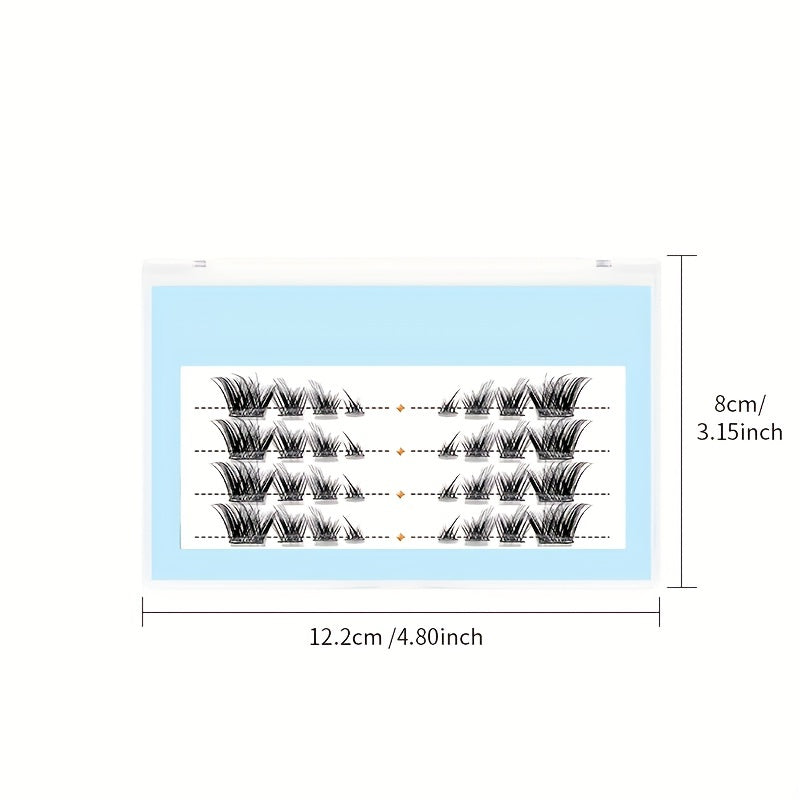 Cat Eye False Eyelashes Foxes Eye Segmented Lashes Extensions DIY