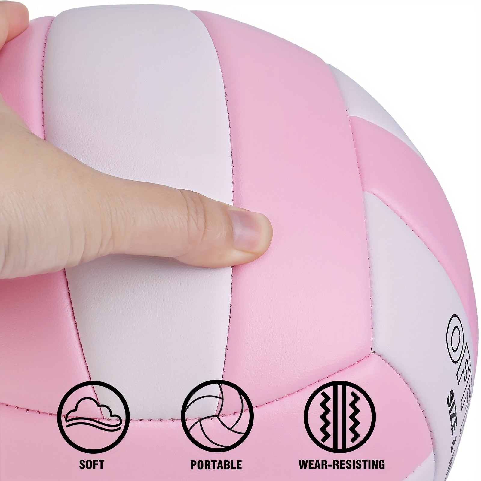 Soft Durable Size 5 Beach Volleyball for Outdoor & Indoor Training