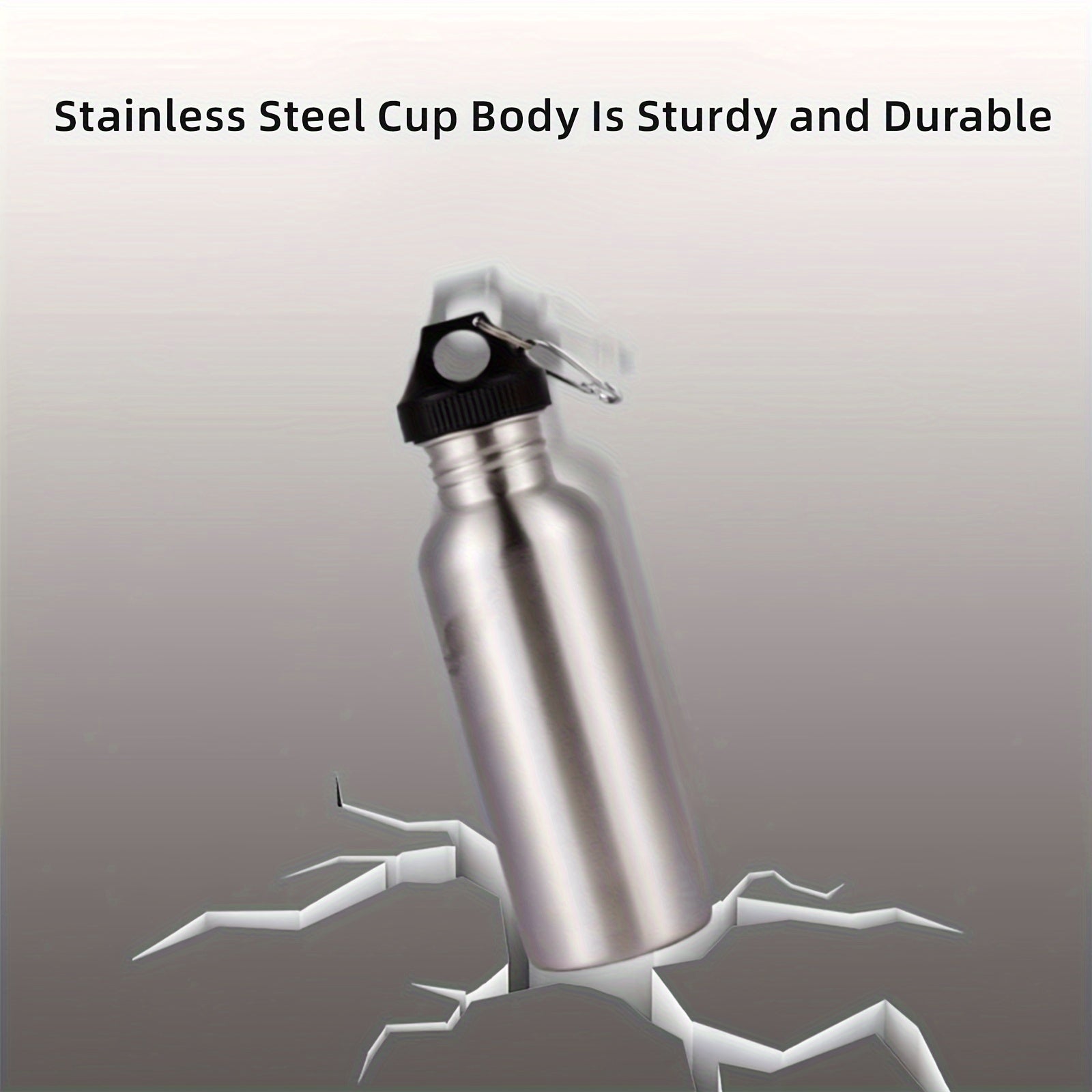 Stainless Steel Leakproof Water Bottle 750ml Outdoor Sports Cup