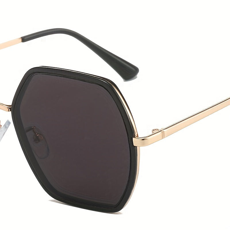 Large Metal Sunglasses Retro Anti Glare UV400
