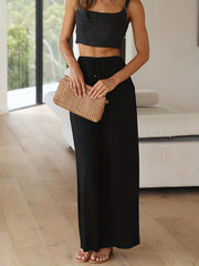 Wide Leg Drawstring Pants for Women