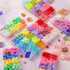 Cat Claw Shaped Wax Bead Set 24 Grid Box