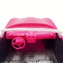 Pink Sports Car for Dolls Play House Toys
