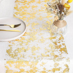 Glitter Foil Mesh Table Runner Roll Decorative Dining Table Centerpiece