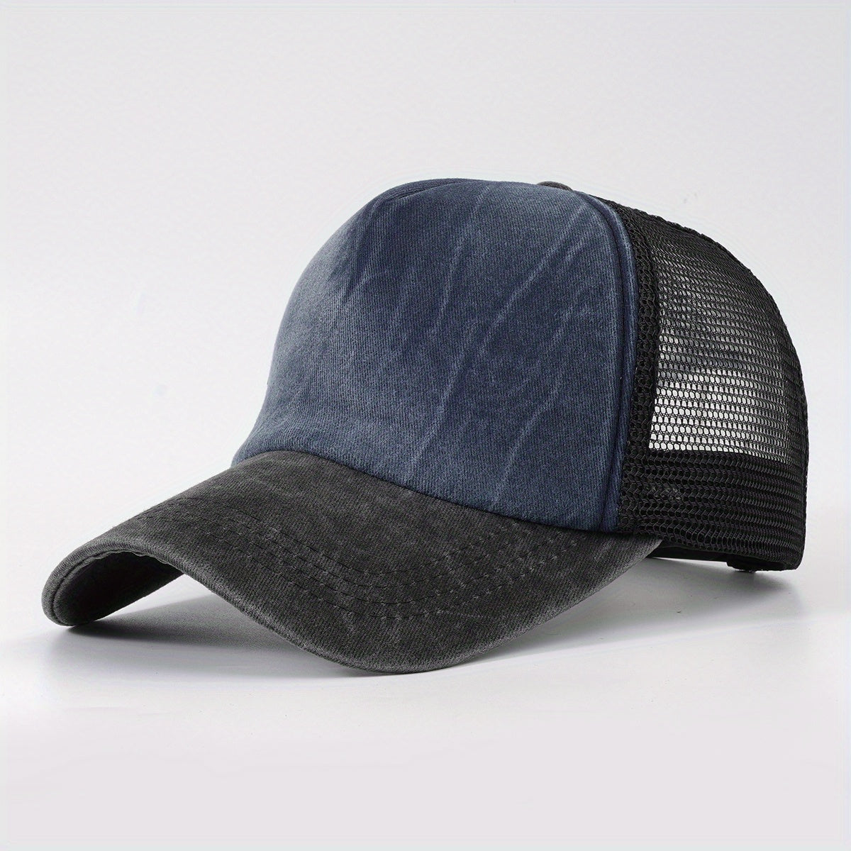 Distressed Mesh Trucker Hat Unisex Baseball Cap for Women