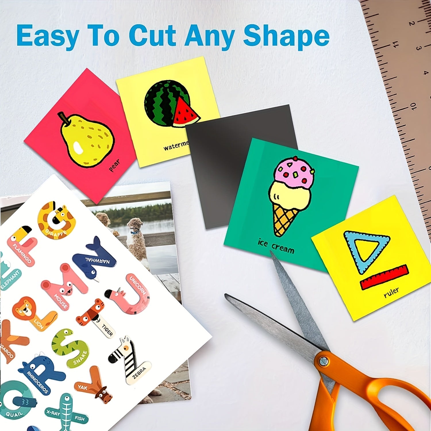 5 Magnetic Sheets 10.16 x 15.24 cm Glossy Photo Paper