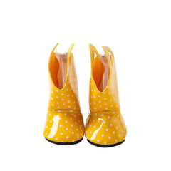 Yellow Rain Boots for 45-72 cm American Baby Doll