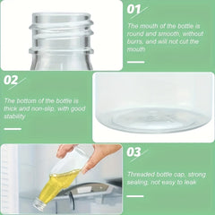 24pcs Mini Empty Bottles 60ml PET Bottles Reusable With Lids Funnel