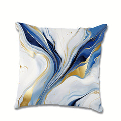Marble Stripe Flannel Pillowcase for Sofas & Office Chairs