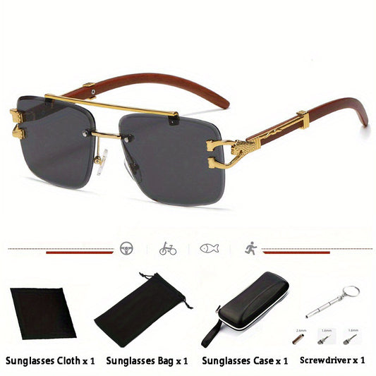 Retro Square Sunglasses Men Women Sun Glasses Men Travelling Eyewear