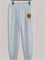 Skull Pattern Men's Drawstring Sweatpants Pocket Casual Comfy Jogger Pants