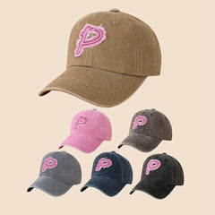 Patch Baseball Cap Solid Washed Distressed Dad Hats Lightweight Adjustable Gol
