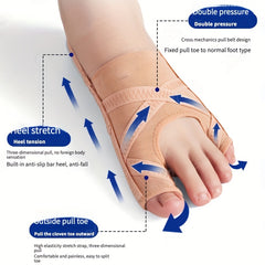 Toe Correction Socks Overlapping Separator Breathable Shoes Wear