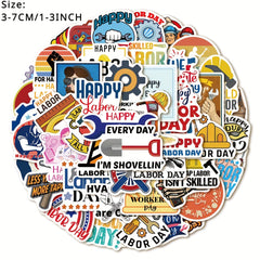 50pcs Worker Series Graffiti Stickers Waterproof DIY Decoration