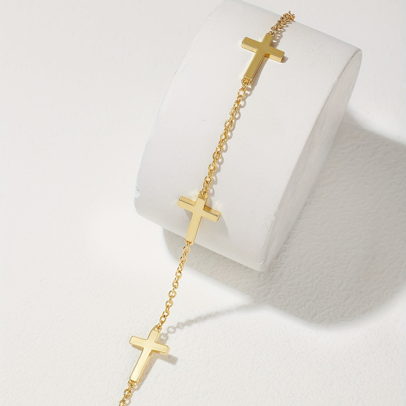 Vintage Style Cross Chain Bracelet Hand Jewelry Party Favors