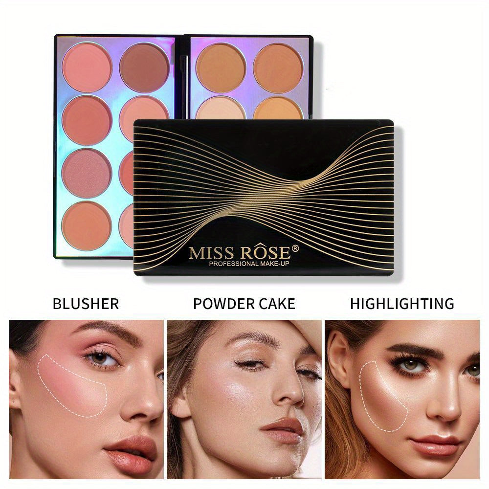 Matte Blush Palette Contouring Makeup - 4 in 1 Palette