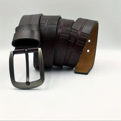 Men's Leather Belt Pin Buckle Waist Strap Casual Jeans Belt