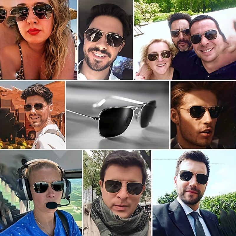 Square Aviator Sunglasses Juniors Small Face Vintage Shades