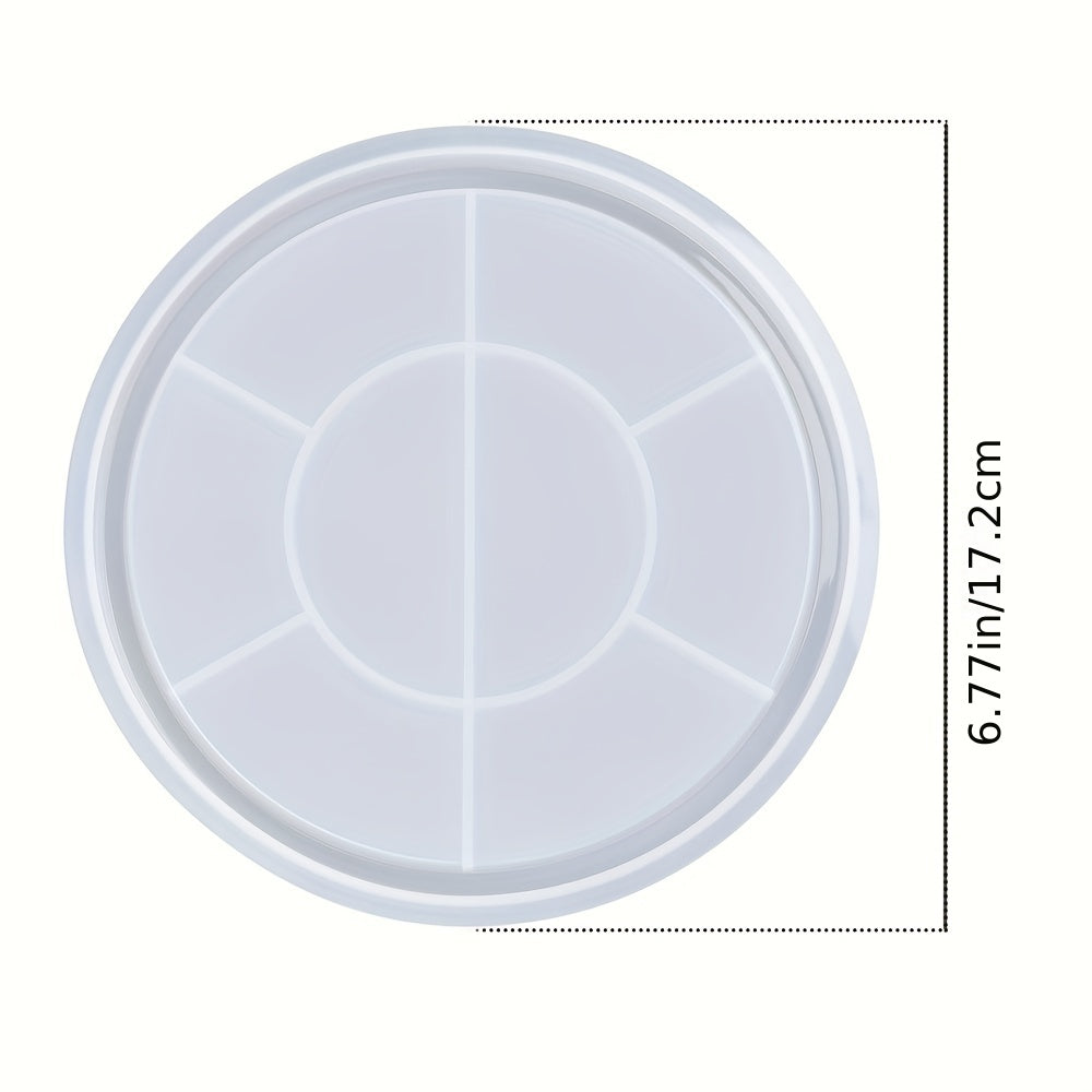 Round Plate Tray Coaster Resin Silicone Mold DIY Epoxy Resin Mold Casting