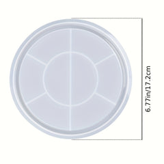 Round Plate Tray Coaster Resin Silicone Mold DIY Epoxy Resin Mold Casting