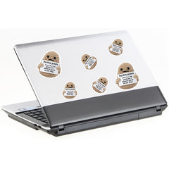 Funny Potato Face Stickers Waterproof Vinyl Decals for Laptops & Decor