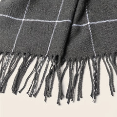 1pc Scarves Braid Warm Scarf Men's Scarf Large Neckerchief