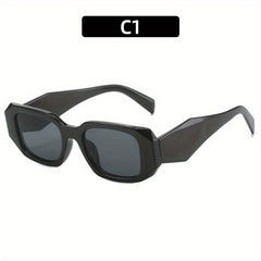 Rectangle Sunglasses Casual Gradient Glasses UV400