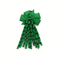 Girls Swallowtail Bows Hair Loops Cheerleading Streamers Headwear