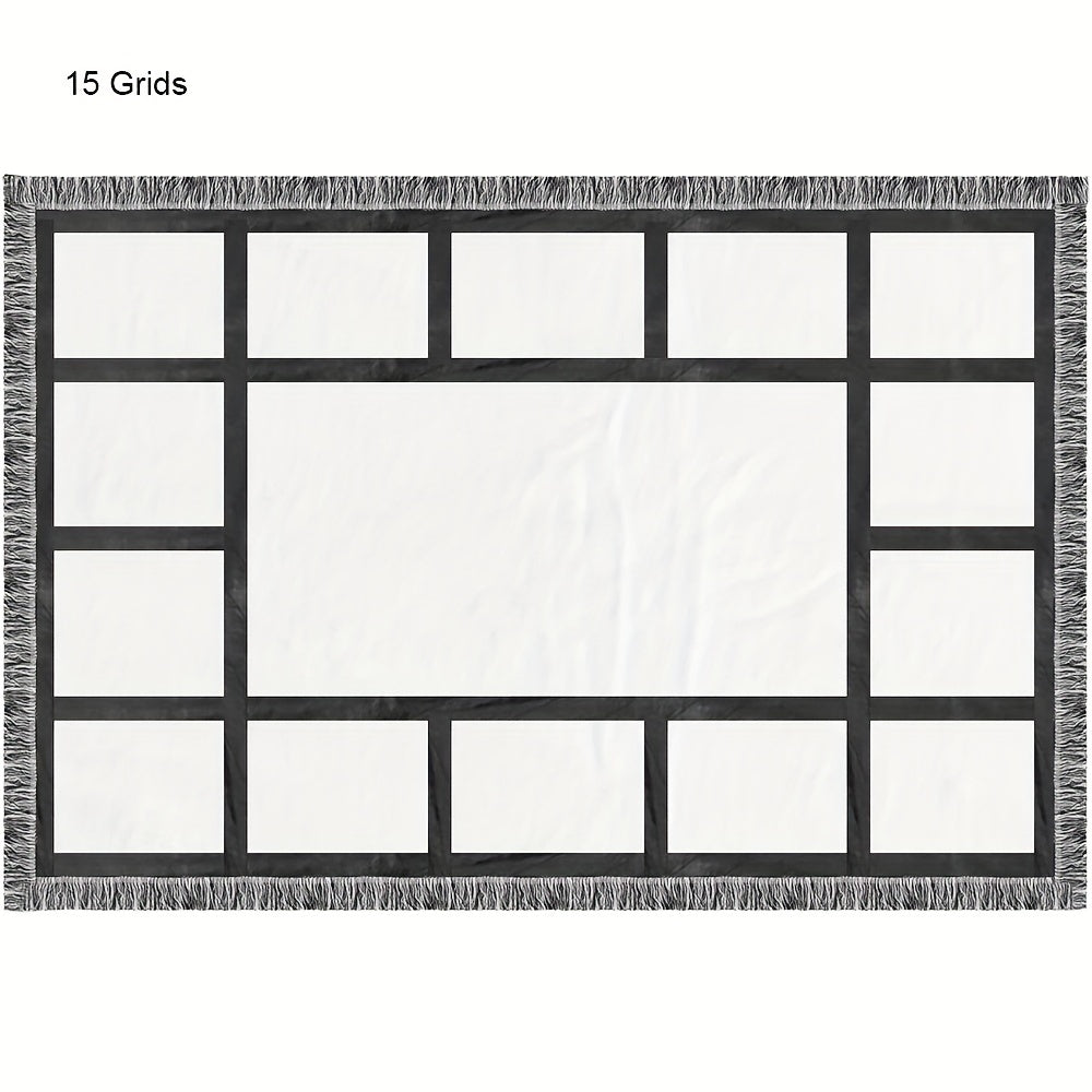 101x152 Sublimation Throw Blanket Heat Press 9 15 20 Grids - Blank