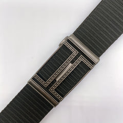 Men's Ratchet Nylon Web Belt For Jeans Casual with Auto Buckle Tactical Belt