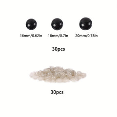 300 Pcs Safety Eyes for Amigurumi Crochet Teddy Bears Dolls Plush Animals
