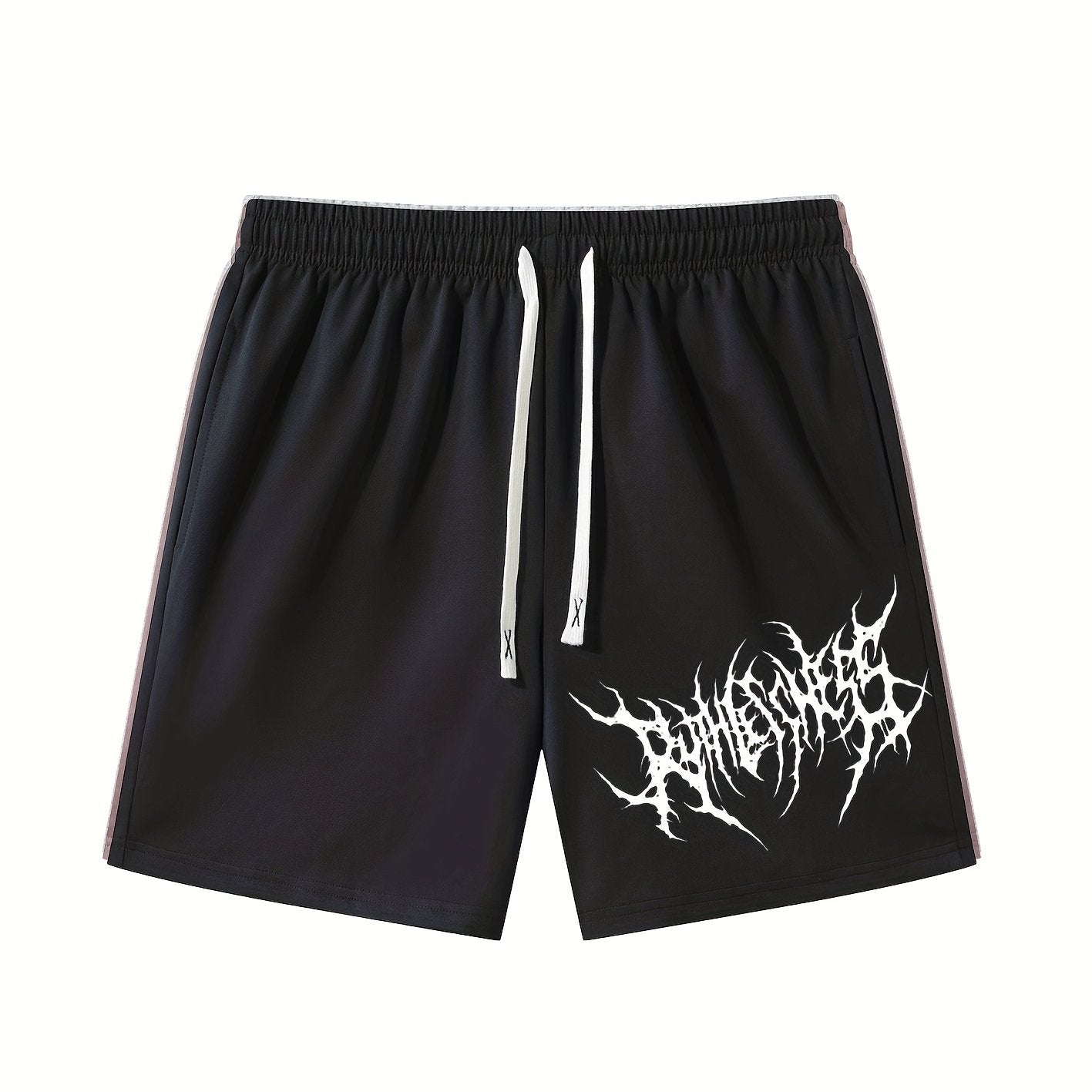 Men's Drawstring Shorts Casual Stylish Solid Elastic Waist for Summer
