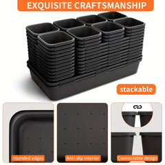 Tool Storage Tray Organizer - 46pcs, Large 30 Tool Box Organizers