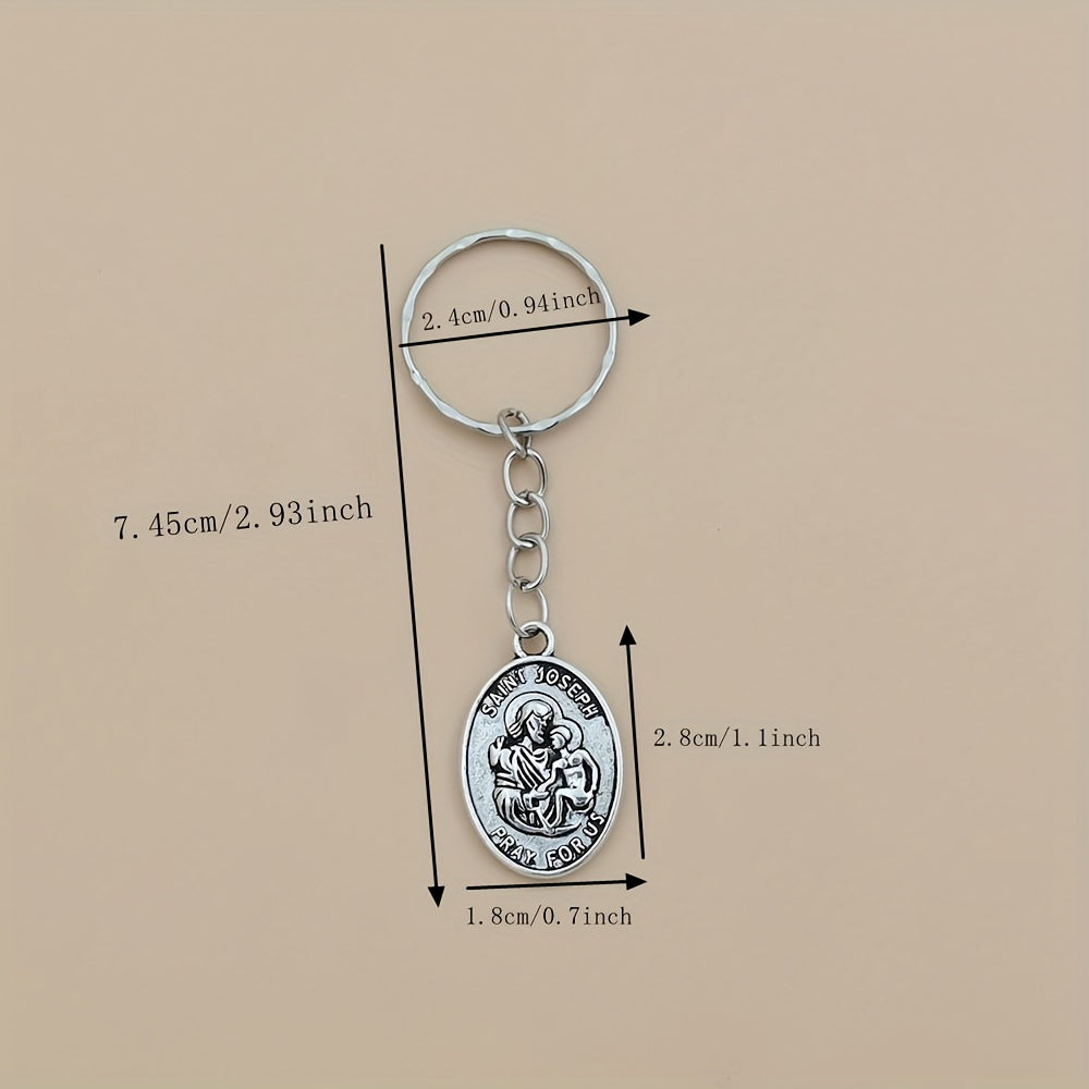 SAINT JOSEPH PRAY FOR US Key Chain For Men Y 439