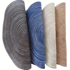4pcs Boho Ramie Coasters Heat Insulating Placemats for Home Decor