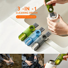 3-In-1 Household Cup Brush Portable Cleaner